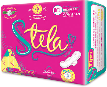 STELA TOALLA SANITARIA  NORMAL CON ALAS