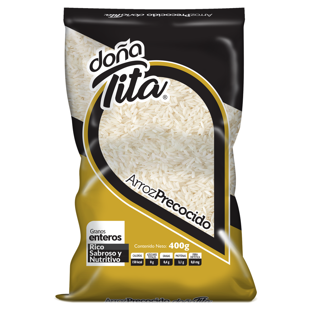 DOÑA TITA ARROZ PRECOCIDO BOLSA 400G