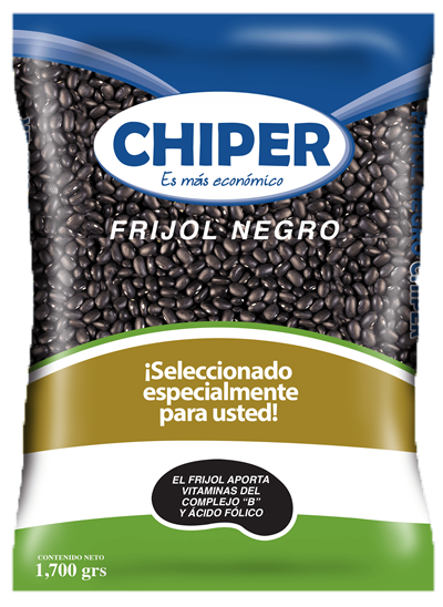 CHIPER FRIJOL NEGRO BOLSA 1700G