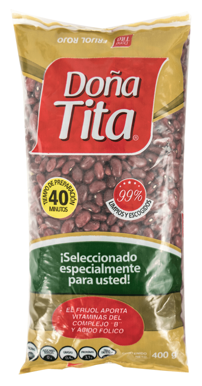 DOÑA TITA FRIJOL ROJO BOLSA 400G