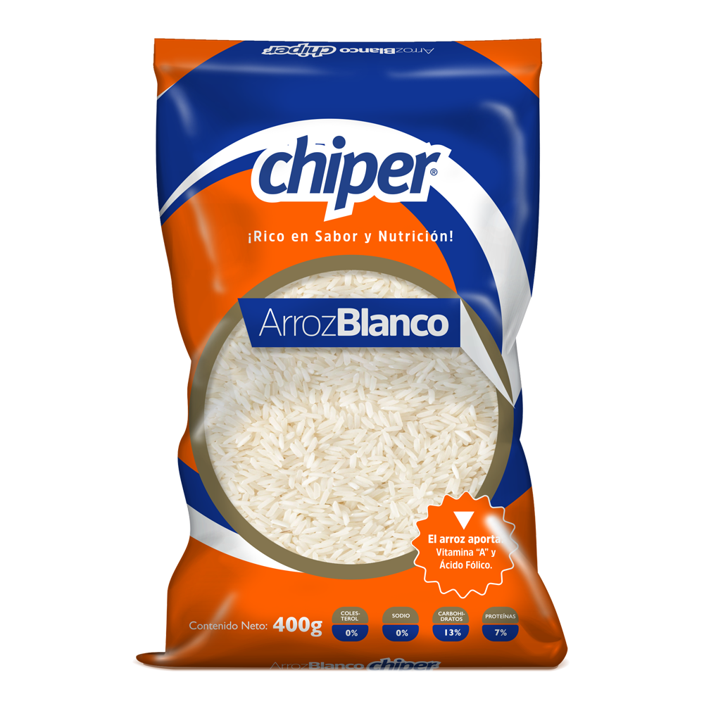 CHIPER ARROZ BLANCO BOLSA 400G