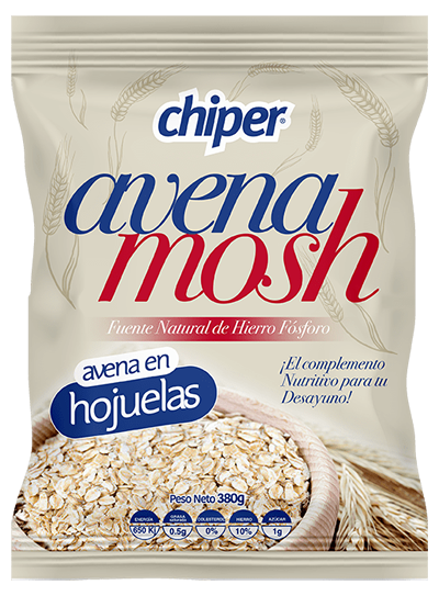 CHIPER AVENA  HOJUELAS BOLSA 380G
