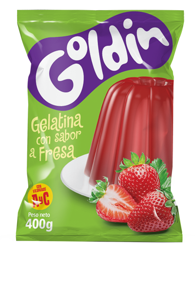 GOLDIN GELATINA FRESA BOLSA 400G