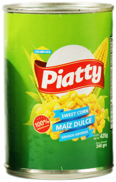PIATTY MAÍZ DULCE  LATA 425G