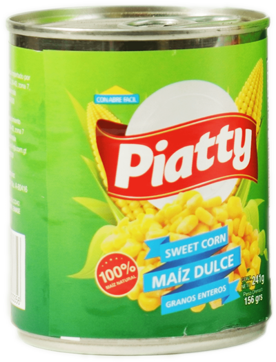 PIATTY MAÍZ DULCE  LATA 241G