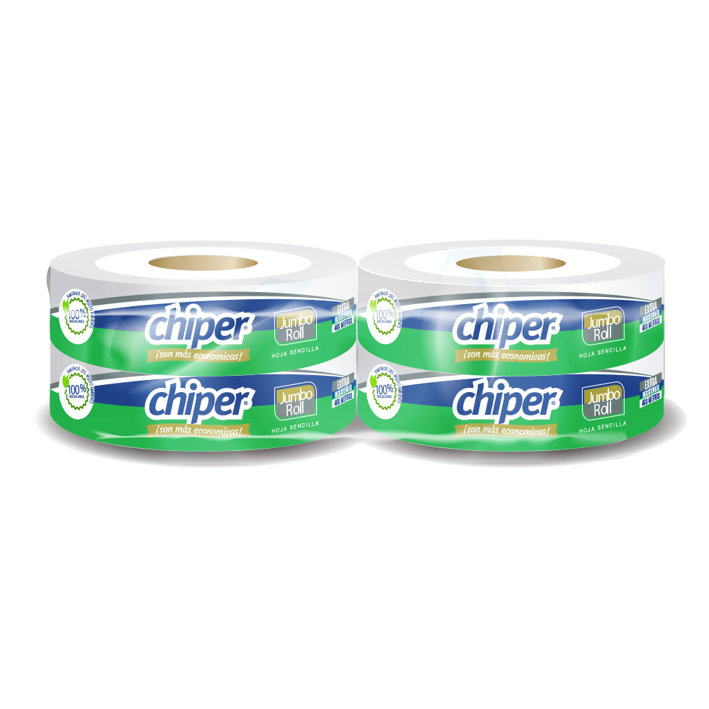 PAPEL HIGIÉNICO JUMBO ROLL CHIPER
