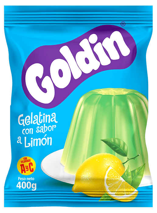 GOLDIN GELATINA LIMON BOLSA 400G