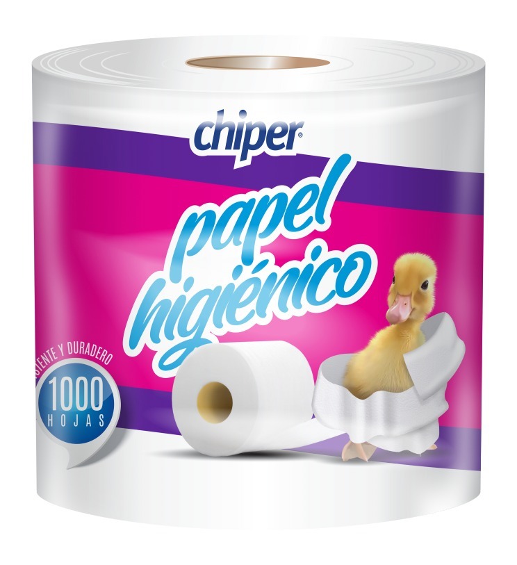 CHIPER PAPEL HIGIÉNICO H/S 1000H C/E 24U.