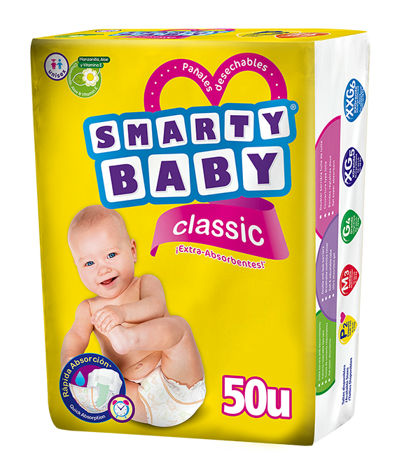 PAÑAL PARA BEBE SMARTY CLASSIC