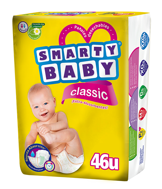 PAÑAL PARA BEBE SMARTY CLASSIC