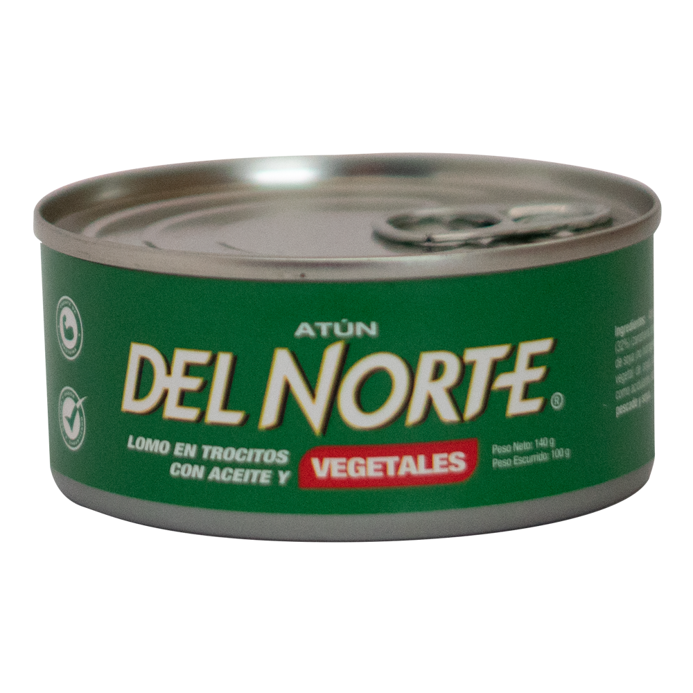 ATÚN EN TROCITOS CON VEGETALES DEL NORTE