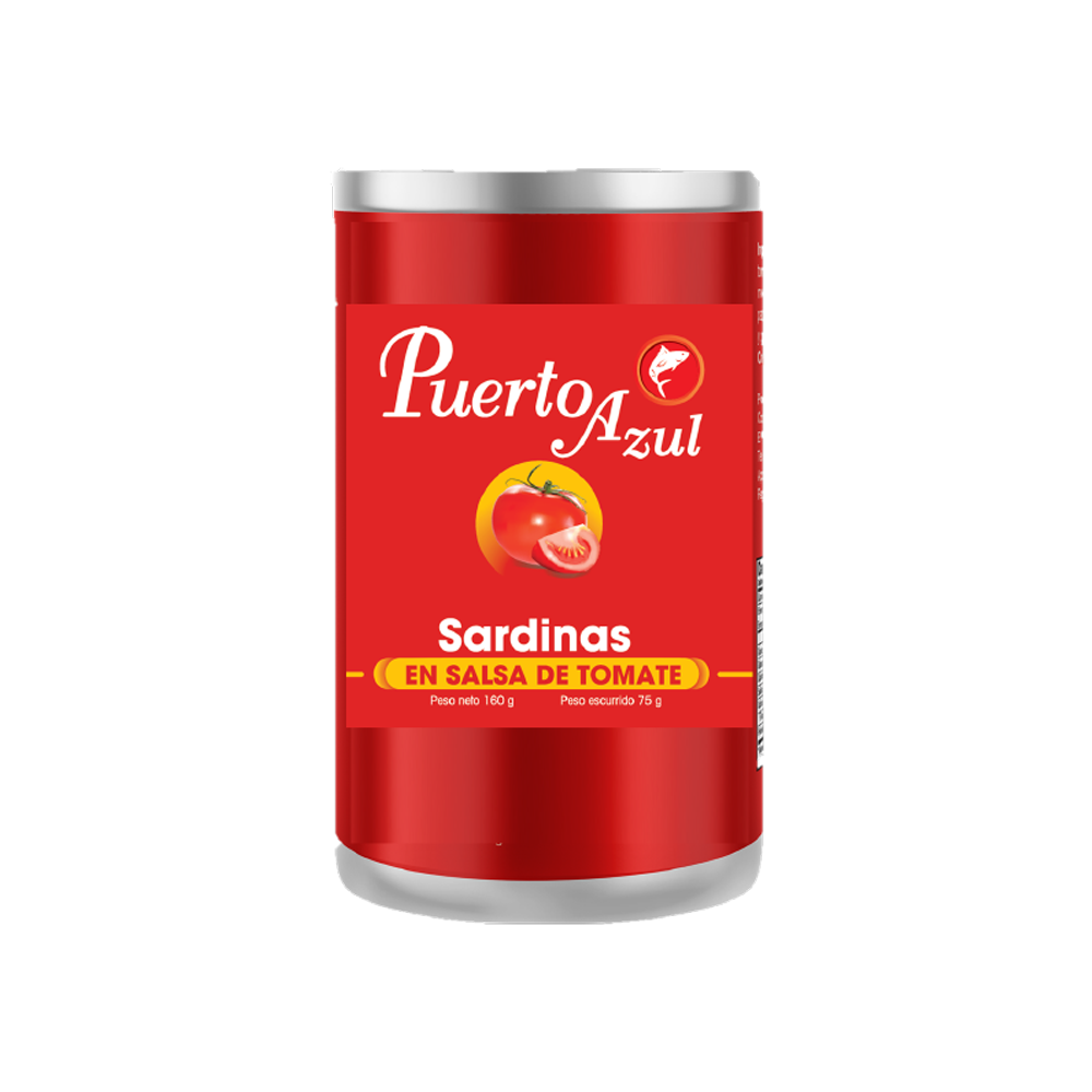 SARDINA EN SALSA DE TOMATE PUERTO AZUL