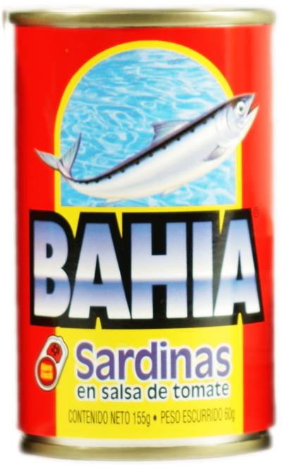 BAHIA SARDINA EN SALSA DE TOMATE LATA 155GRS.