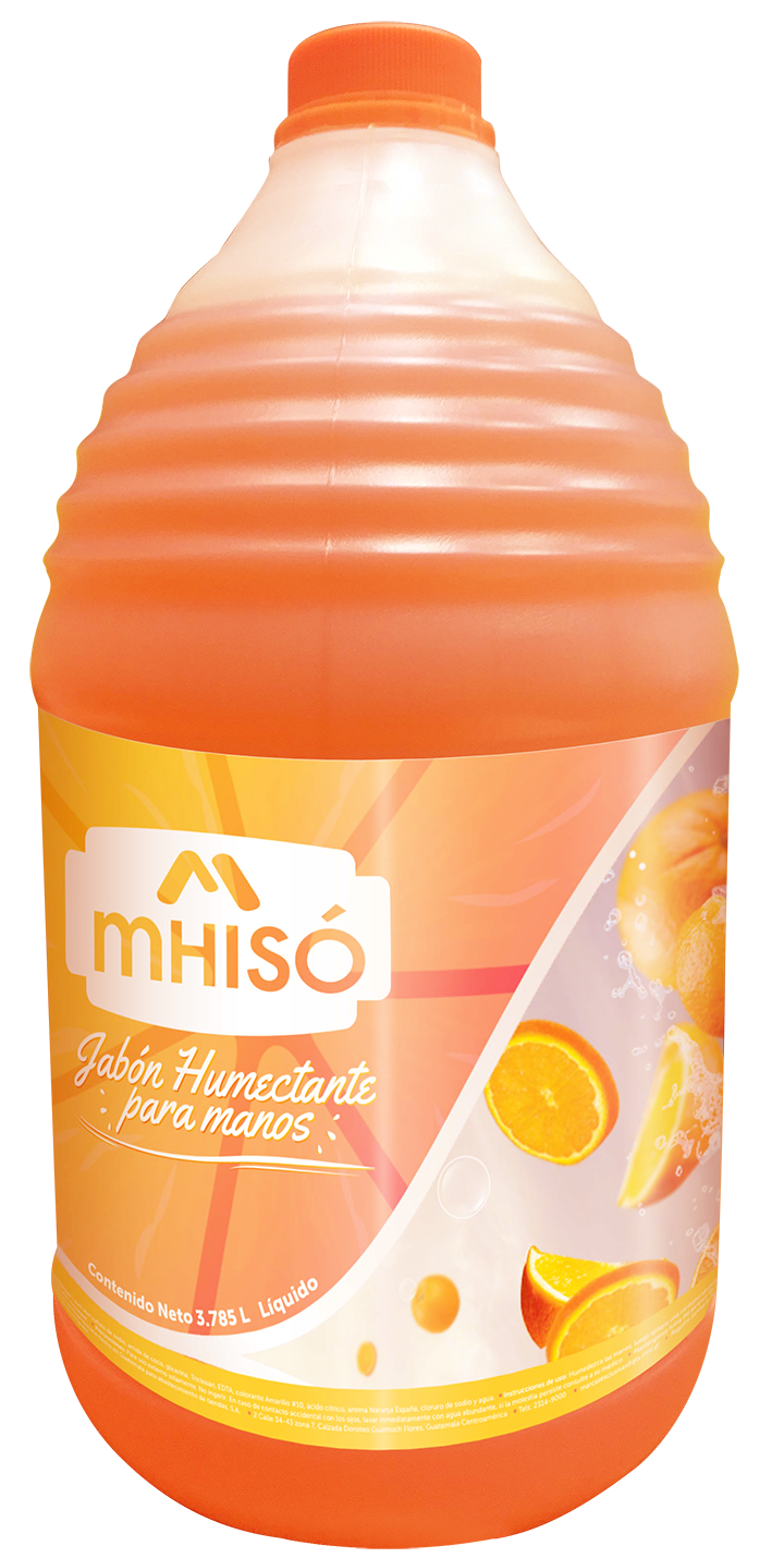 JABON LIQUIDO MHISO NARANJA PARA MANOS